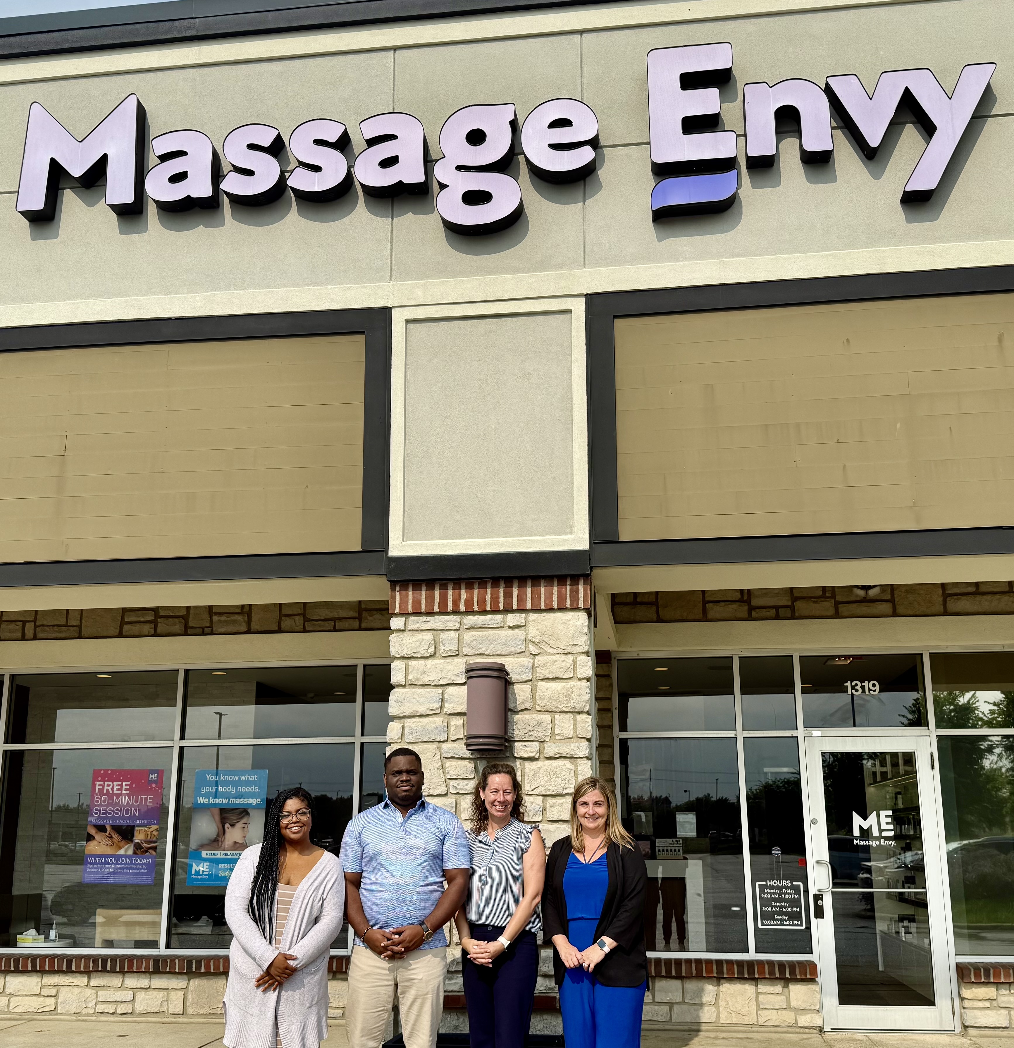 Massage Envy — Team members outside our Gahanna, OH location