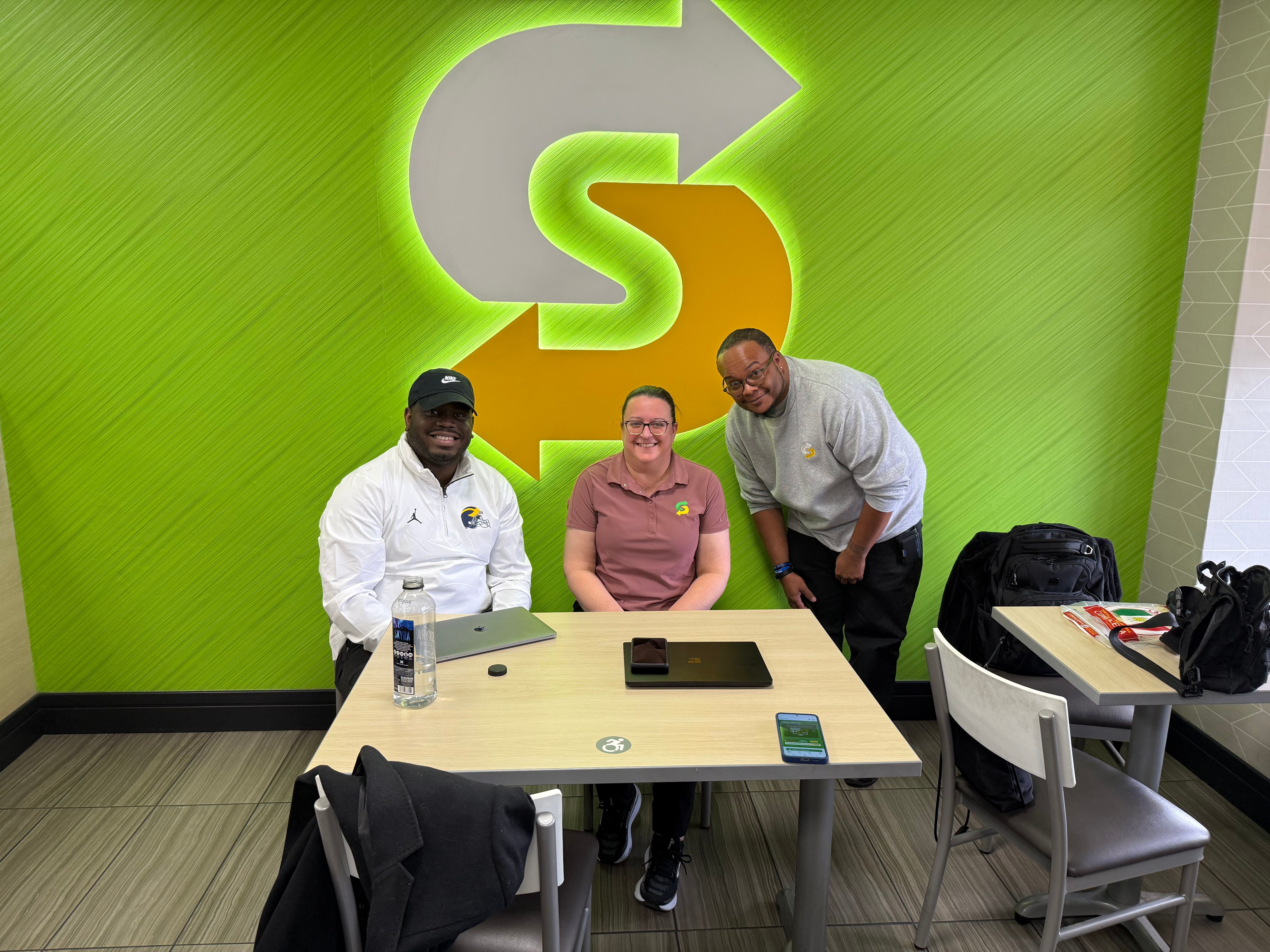 Subway — Meeting at a Subway location